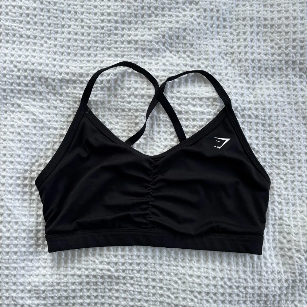 Gymshark Black Sports Bra - Picture 2 of 4
